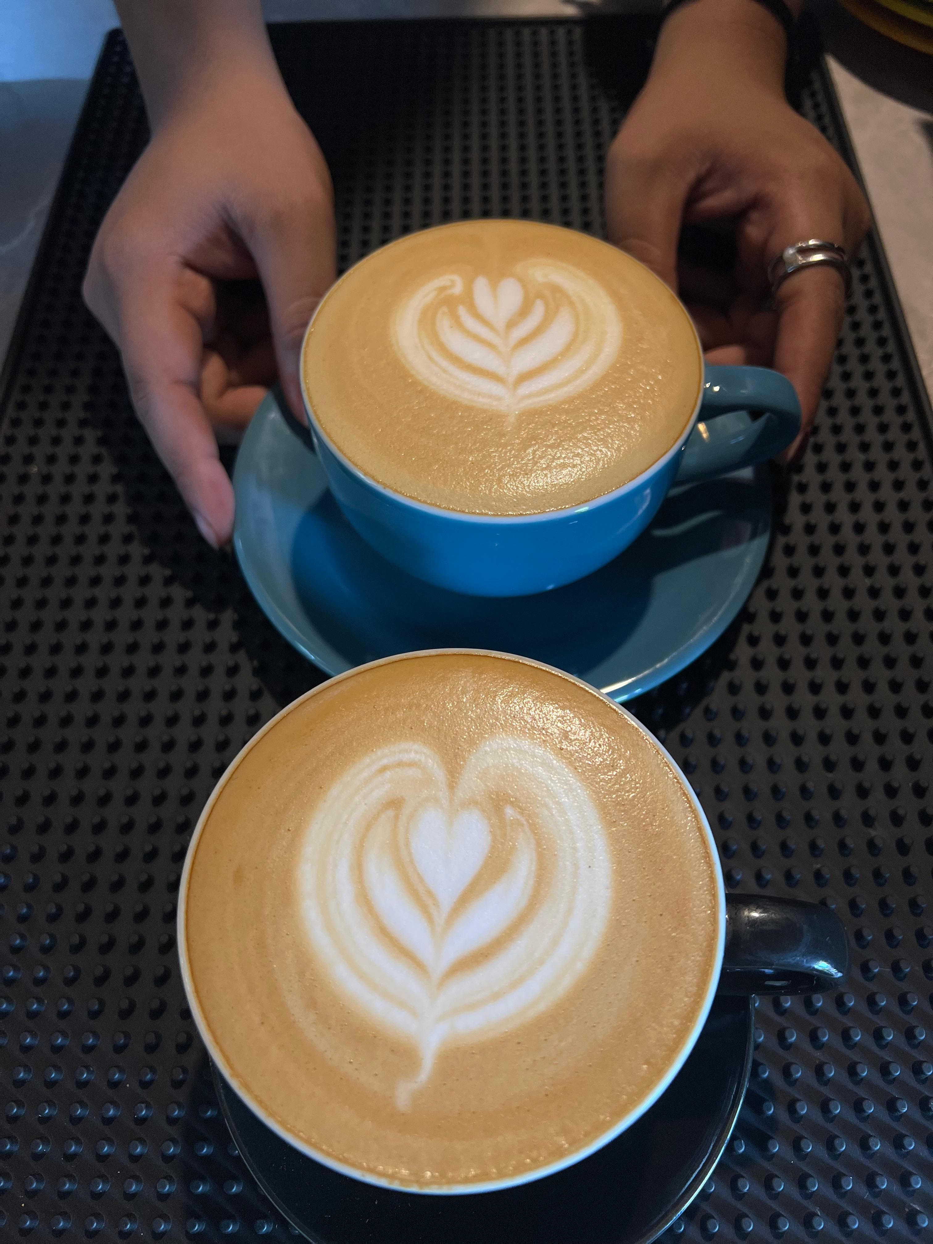Latte art background